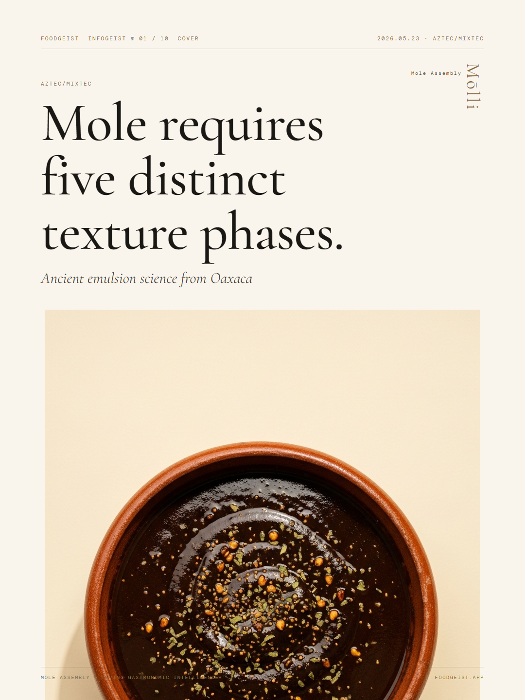 Mole Assembly Infogeist