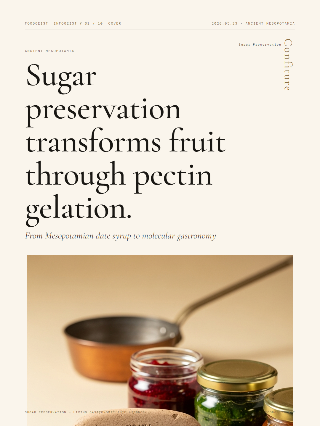 Sugar Preservation Infogeist